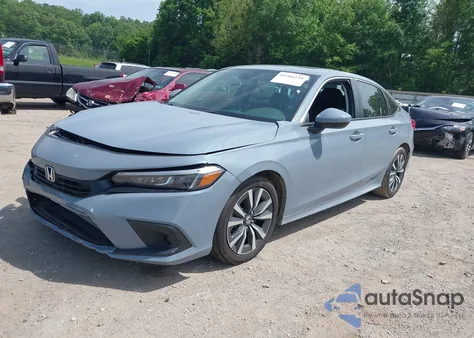 2024 Honda Civic Ex z USA, uszkodzony, nr VIN 2HGFE1F70RH337980